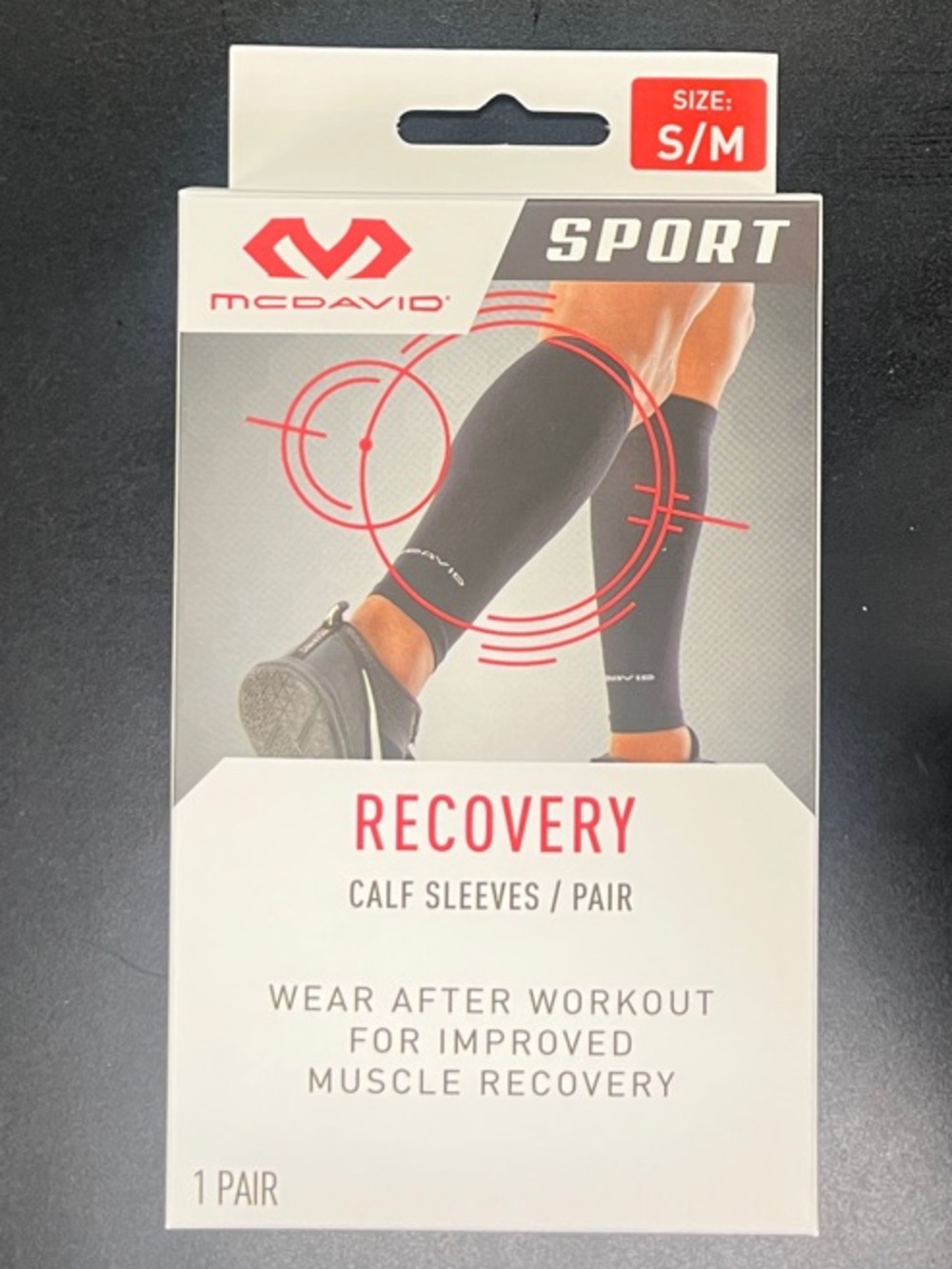 McDavid Recovery Calf Sleeves - Black (S/M)